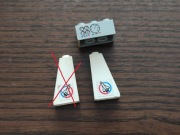 Lego elementy do 6614 Launch Command 4460apb001L i BA167pb01 Town lata 90