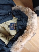 -40 Kurtka puchowa Woolrich USA XL pierze duck down parka goose futro jenot