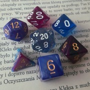 Wieczorny Ogród- mieszany zestaw kości RPG