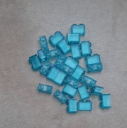 LEGO 35743 cegła 1x2x1 przezroczysty jasno niebies