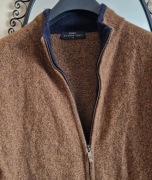 Sweter męski rozpinany Giacomo Conti - M - 80% wełna