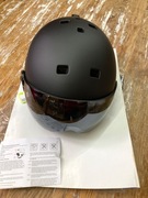 MOON, nowy kask narciarski ze zintegrowanymi goglami, L 58-61, black