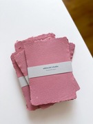 Papier czerpany B6 Brudny róż (10 szt)