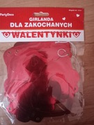 Girlanda dla zakochanych na walentynki