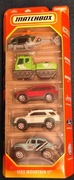 Matchbox 5 Pack MBX Mountain II JEEP CHEROKEE FORD VOLKSWAGEN VW BEETLE