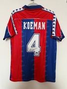 Ronald KOEMAN retro koszulka autograf! FC BARCELONA - rozmiar M