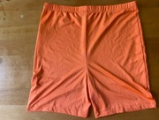 Kolarki gładkie pomarańczowe ciążowe Shine ciąża brzuszek L / 40 