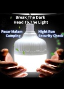 Żarówka LED 320W przenośna lampka USB