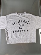 Szara Szeroka Bluza Zara California Rozmiar 152