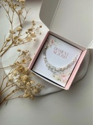 Bransoletka kryształ górski perła labradoryt bridgerton diament sezonu