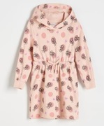 Sukienka z dzianiny dresowej z kapturem Reserved r. 86 nowa Psi Patrol Skye