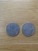 2 x Moneta 20 zł Wieżowiec i kłosy 1974 r.