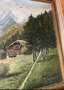 Obraz olej góry Tyrolu