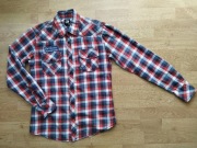 KOSZULA SPORTOWA W KRATKĘ ROZMIAR XS 