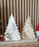 Choinka LED bałwanek