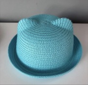 Kapelusz słomkowy 50-52 cm z uszkami
