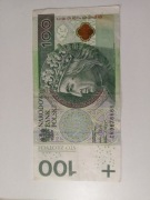 Banknot 100zł 6666
