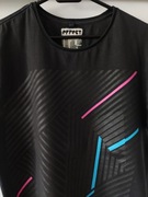 Effekt bawełniany tshirt czarny L 