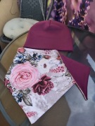 Zestaw czapka  chusta I opaska