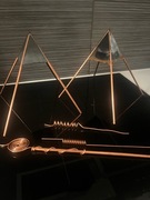 Zestaw medytacyjny 2 Piramidy Szungit +Antena Tesli + 2 Spiralę do roślin