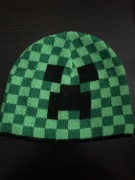 Czapka Minecraft Creeper-zielona ,unisex