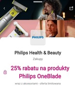 Rabat 25% na produkty OneBlade wraz z akcesoriami na Philips.pl