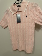 Bluzka z kołnierzem Ralph Lauren