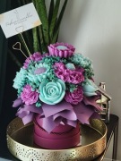 FLOWER BOX ze świec sojowych 100% hand made 