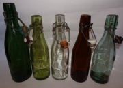 Butelka po oranżadzie PRL, butelka z porcelanką, prl, vintage