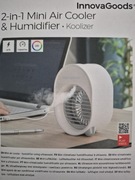 InnovaGoods wentylator 2w1 z nawilżaczem USB na biurko jak nowy