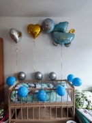 ŁÓŻECZKO BUJANE DZIECIĘCE Z SZUFLADĄ KOŁYSKA 