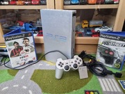 PlayStation 2 FAT Silver SUPER ZESTAW