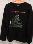 Świąteczna bluzka na długi rękaw rozmiar 146