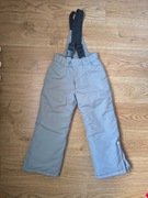 Szare spodnie narciarskie Sinsay rozmiar 110 stan idealny