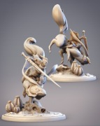 Duża Figurka Mazigh Raider Izdara skala32mm,żywica