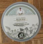 Czarne mydło Agafii do ciała i włosów naturalne syberyjskie nowe 500 ml
