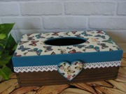 Pudełko na chusteczki (chustecznik) – Motyle