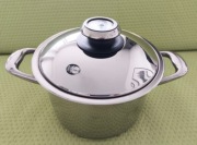 AMC Garnek 6,5L z pokrywką - 24cm - Seria Premium s.30 - indukcja