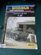Modele Kartonowego Fana Czołg T-50