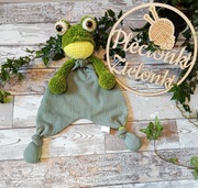 Duża przytulanka-kocyk, żaba