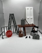 Wielki zestaw akcesoriów dla figurek WWE nowy