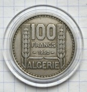 #3064 Algieria 100 franków 1950 