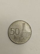 Sprzedam monetę Słowacja 50 halerzy 1993 stan db.