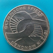 10 marek 1972 J Niemcy Monachium 1972 -Węzeł Srebro 0,625 waga 15,5