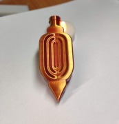 Bombka na choinkę, trzykolorowa, wydruk 3D