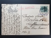 ZAWIERCIE 1916 Rzadki prowizoryczny stempel I WS