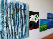 Obrazy na płótnie natura akryl - kolekcja prywatna (rękodzieło)