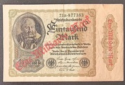 BANKNOT NIEMCY - 1000 MAREK / 1 MILIARD MAREK - 1922 rok