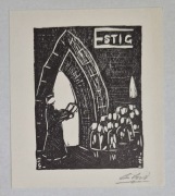 Exlibris 16 Elwi Carlson Szwecja 