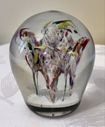 Murano - duży przycisk do papieru - kula